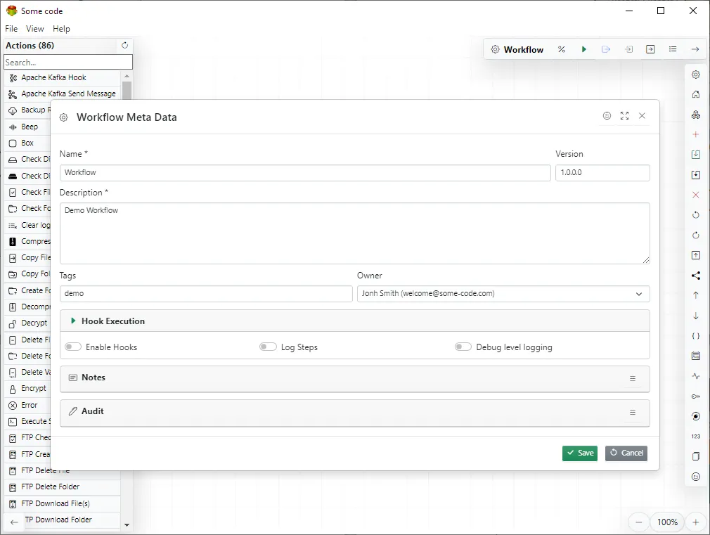 Creating Workflow