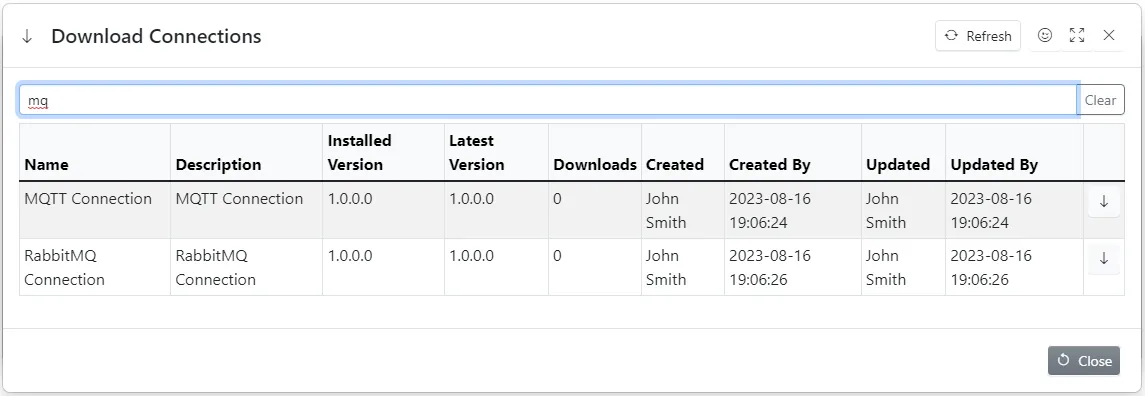 Download Connection