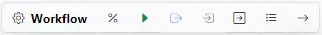 Working execution toolbar